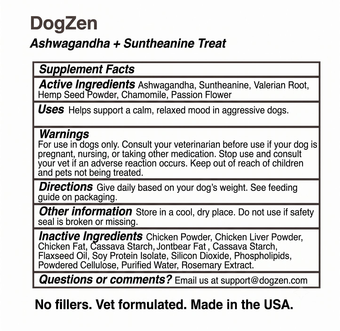 DogZen Chews